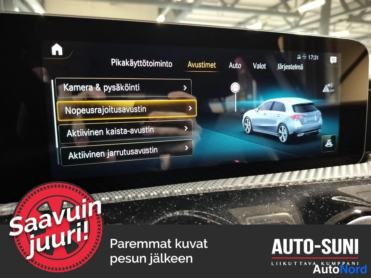 Harmaa Mercedes-Benz A 2019, yksityiskohta, kuva 8