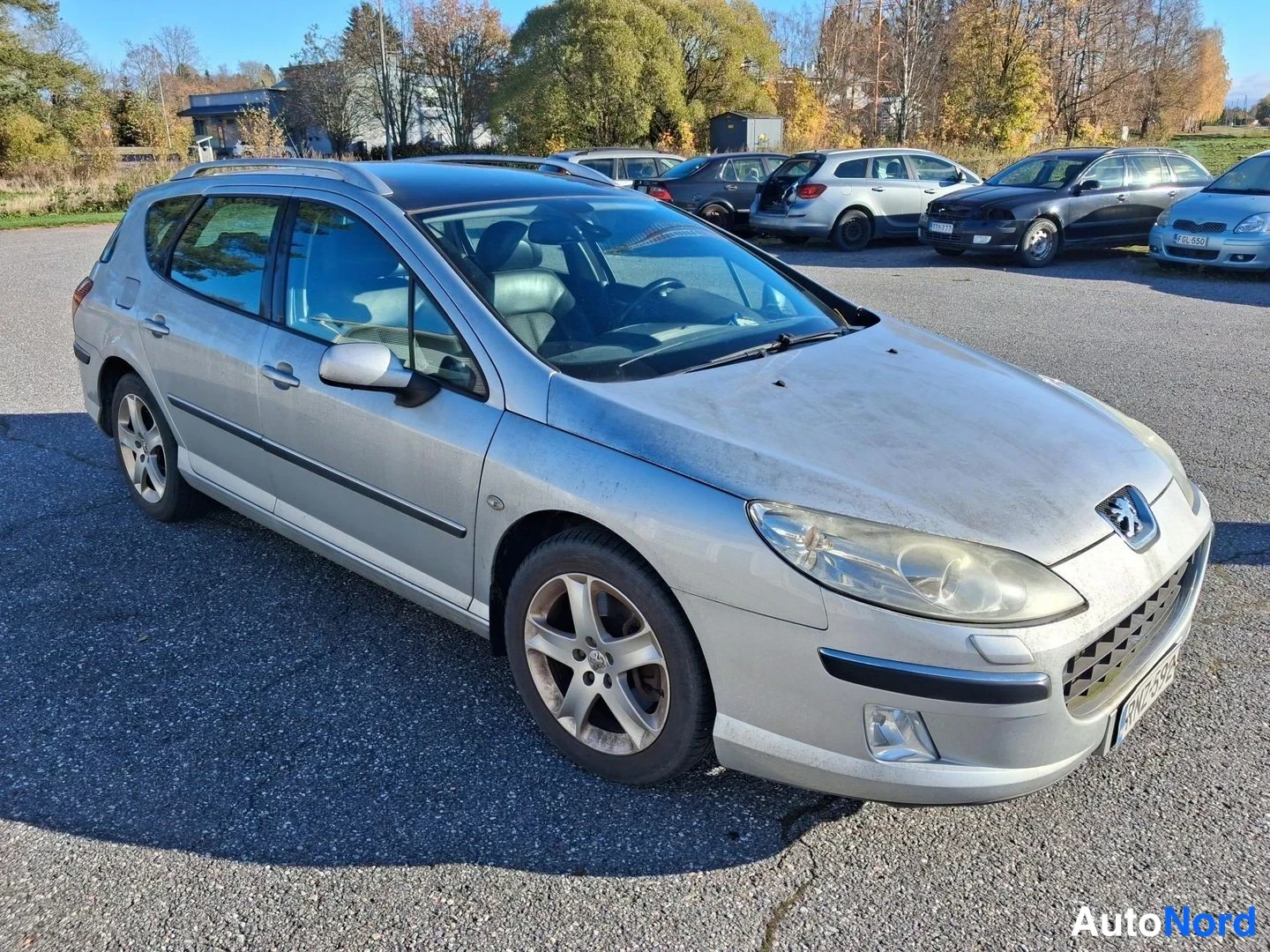 Hopea Peugeot 407 2005, etuviisto, keula oikealle, kuva 2