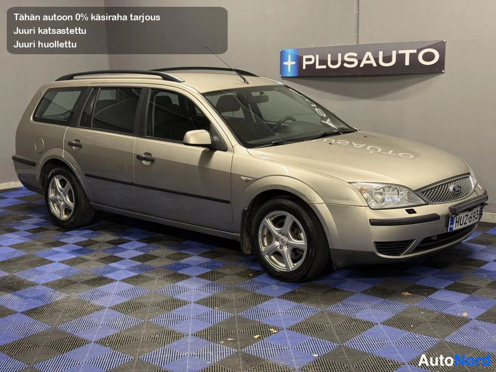Ruskea Ford Mondeo 2004, etuviisto, keula oikealle, kuva 3