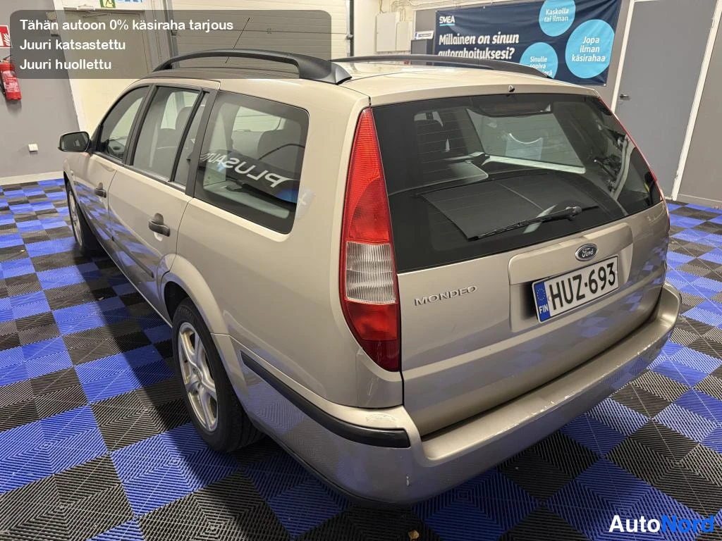 Ruskea Ford Mondeo 2004, takaviisto, kuva 7