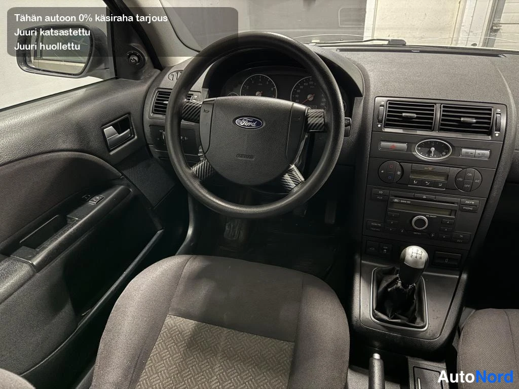 Ruskea Ford Mondeo 2004, ohjaamo, kuva 8