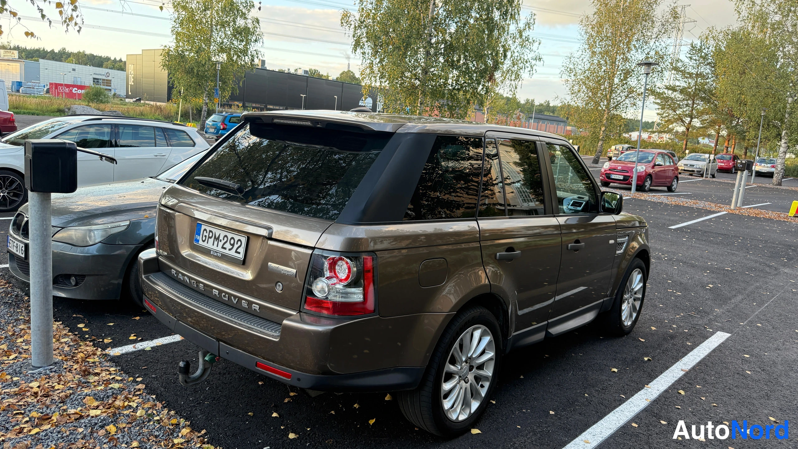 Ruskea Land Rover RANGE ROVER SPORT 2012, takaviisto, kuva 6