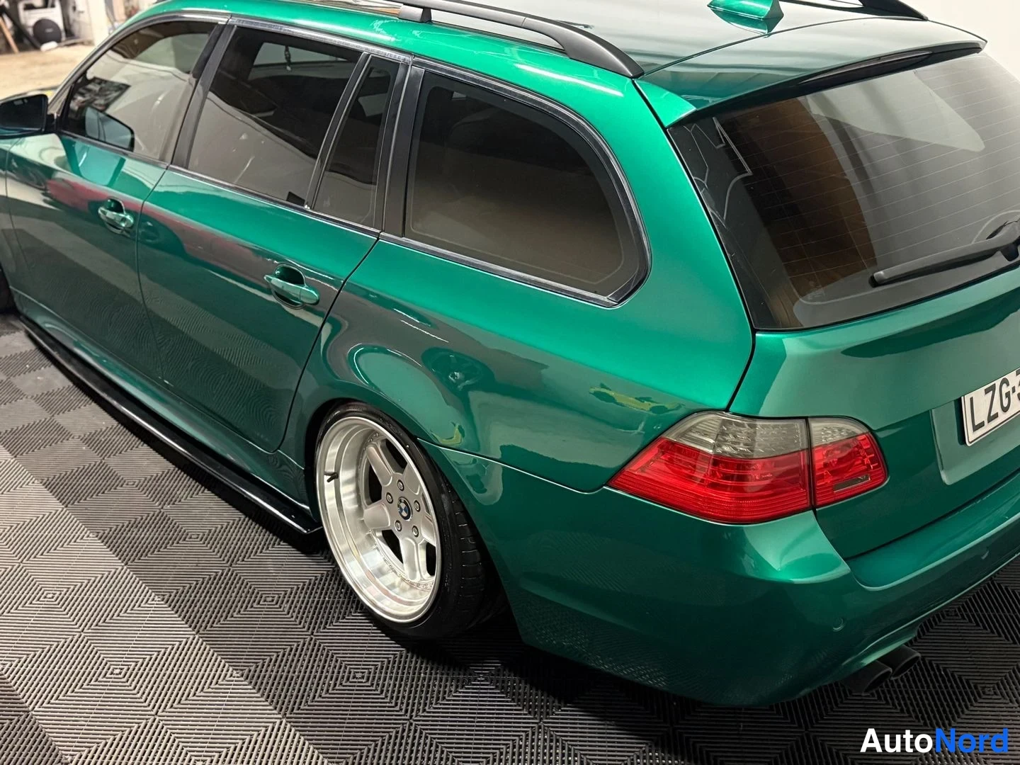 Vihreä BMW 535d 2008, takaviisto, kuva 21
