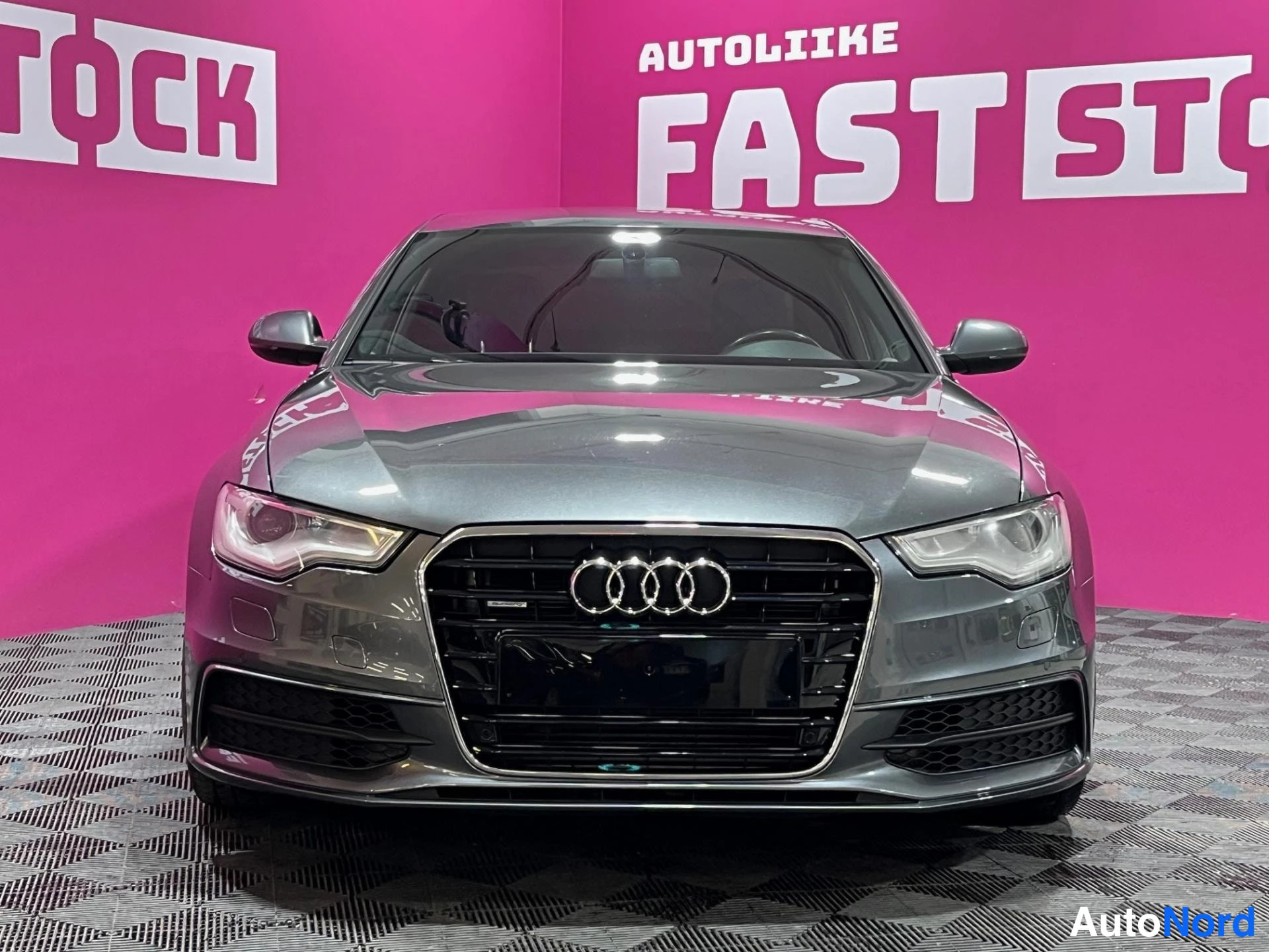Grey Audi A6 2013, rear, photo 6