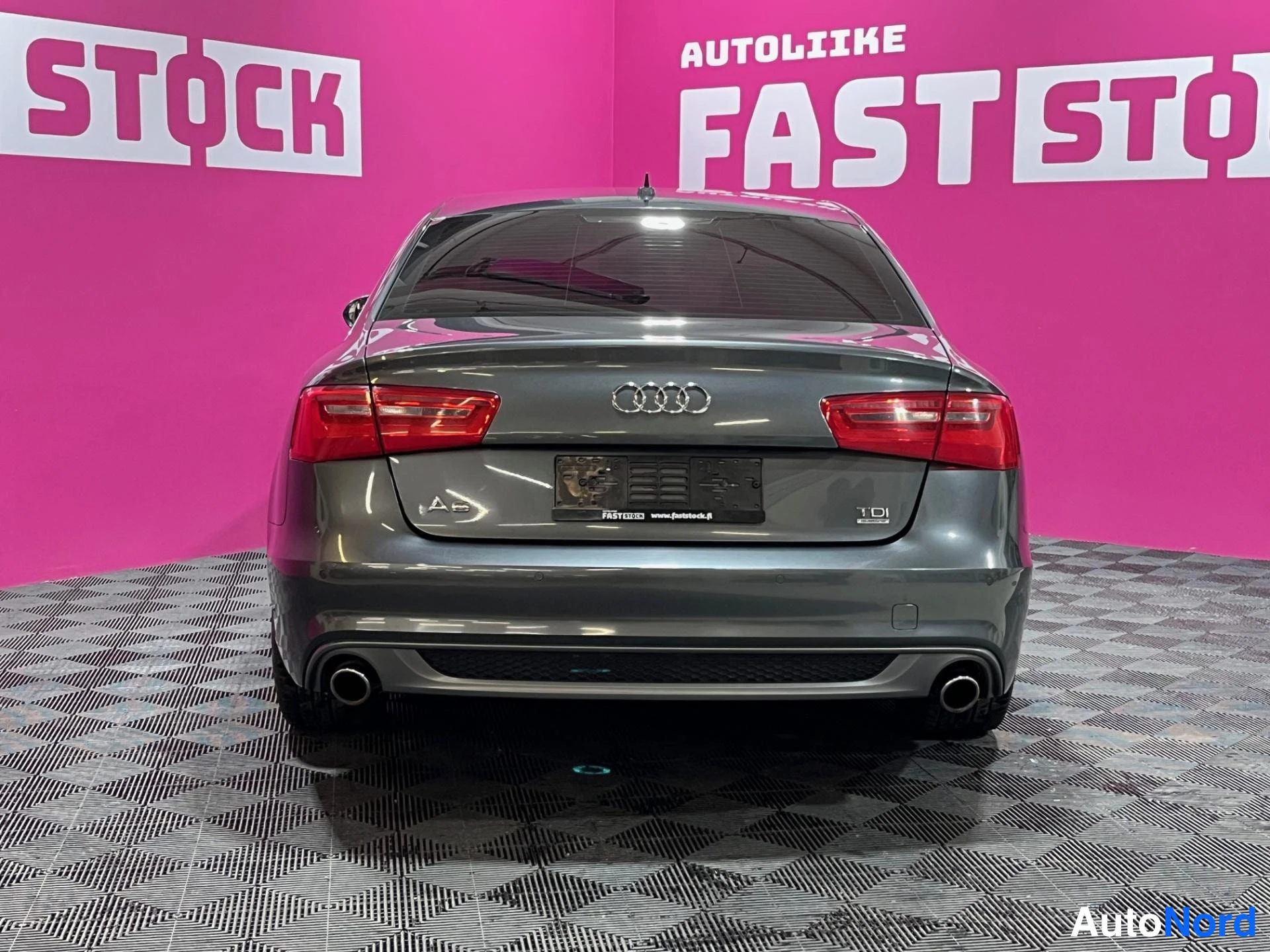 Grey Audi A6 2013, rear, photo 5