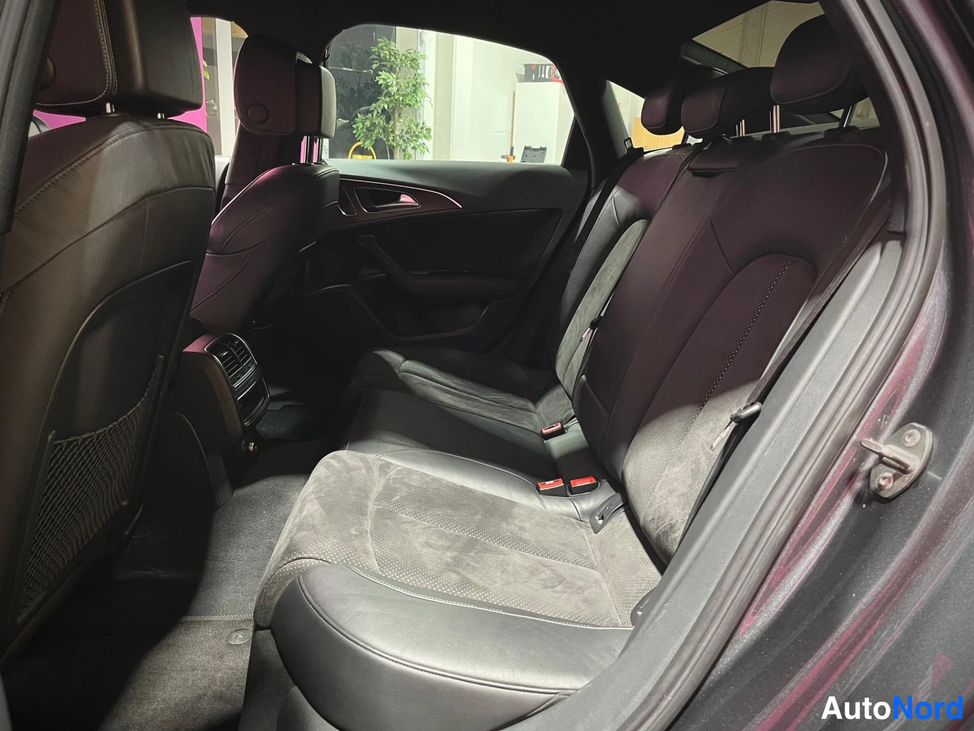 Grey Audi A6 2013, rear seats, photo 12