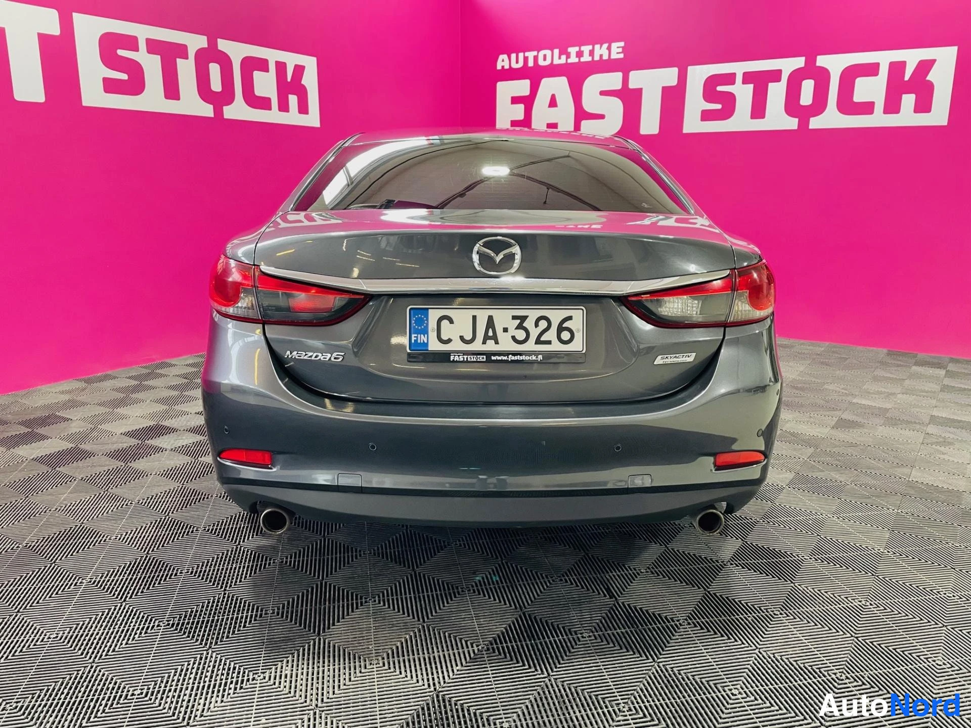 Harmaa Mazda 6 2014, takaa, kuva 6