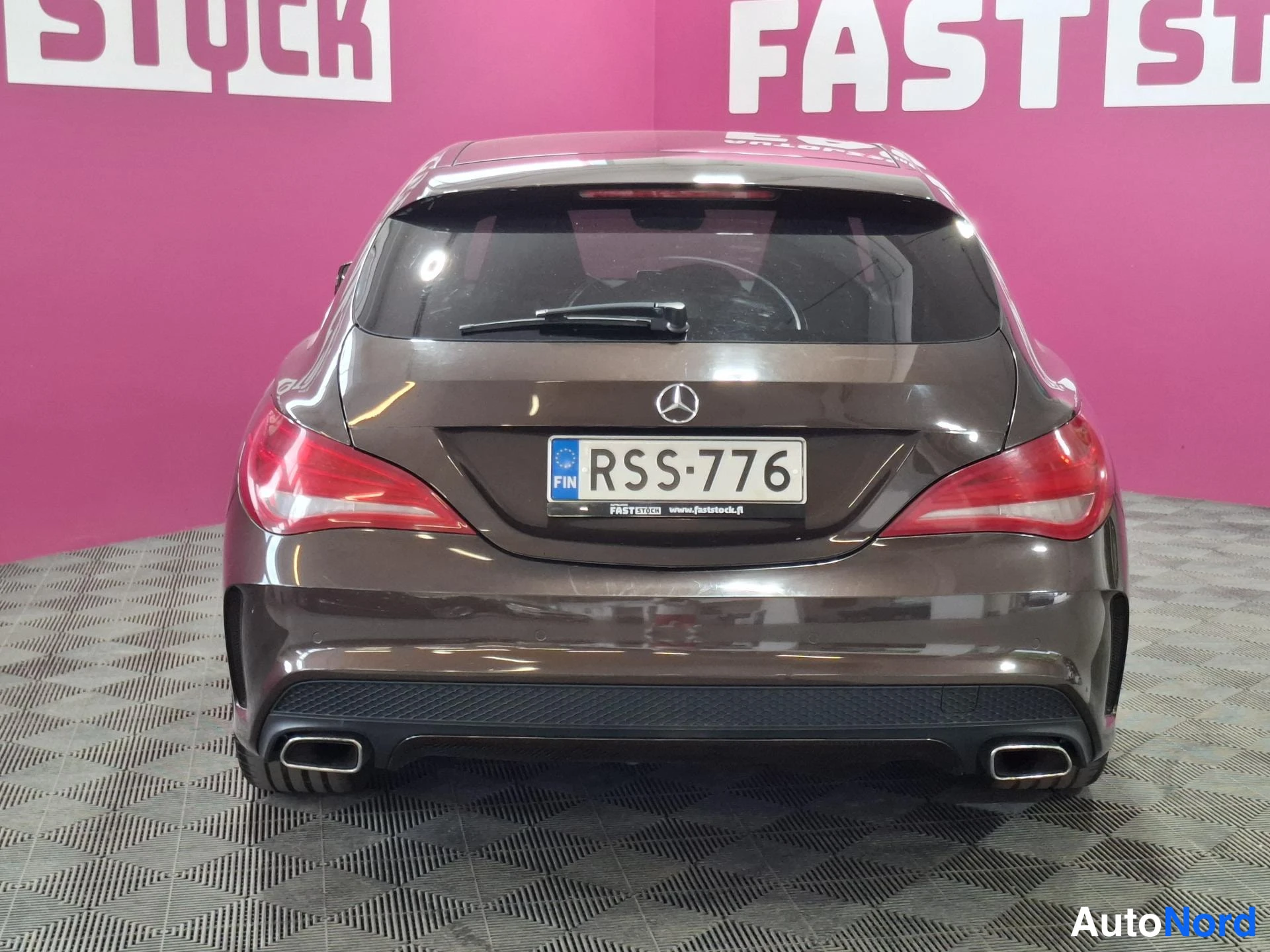 Brown Mercedes-Benz CLA 220 CDI 2016, rear, photo 6