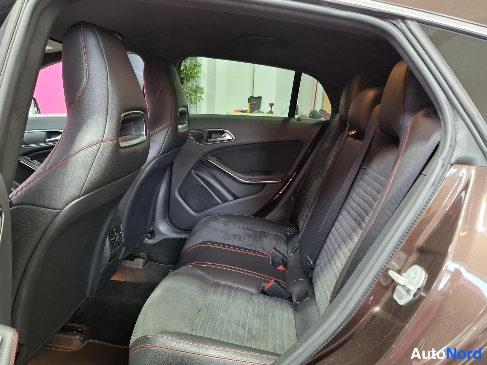 Brown Mercedes-Benz CLA 220 CDI 2016, rear seats, photo 12