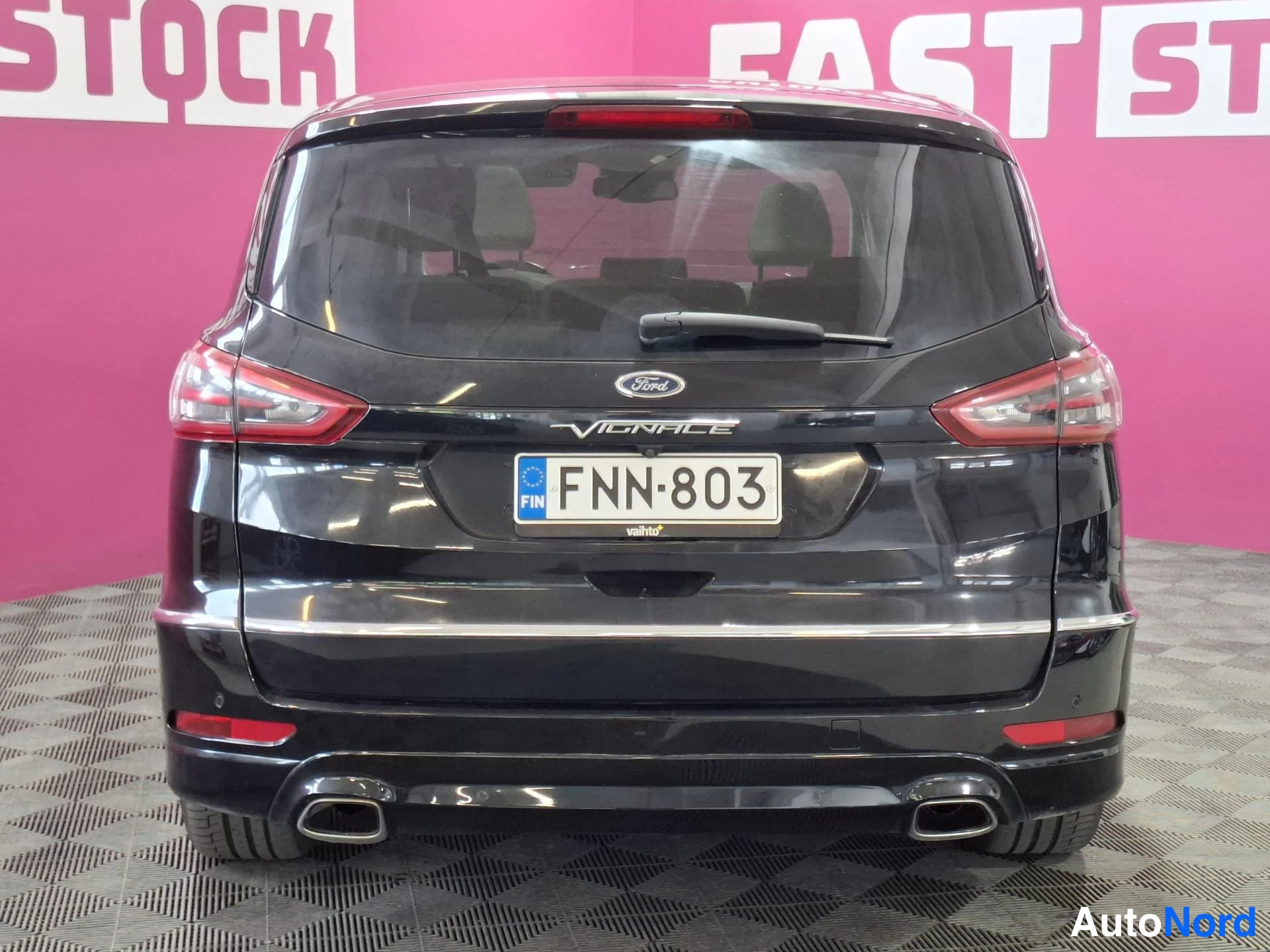 Musta Ford S-MAX 2018, takaa, kuva 6