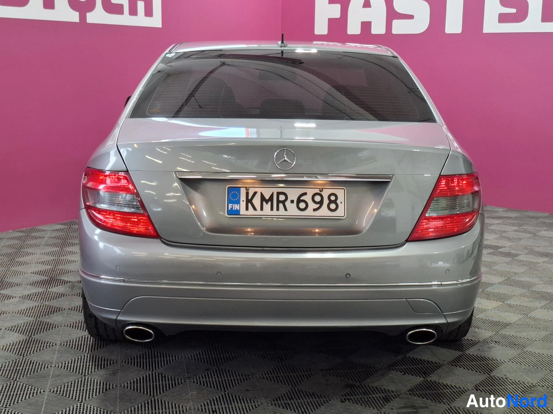 Grå Mercedes-Benz C 350 2008, bakifrån, bild 6