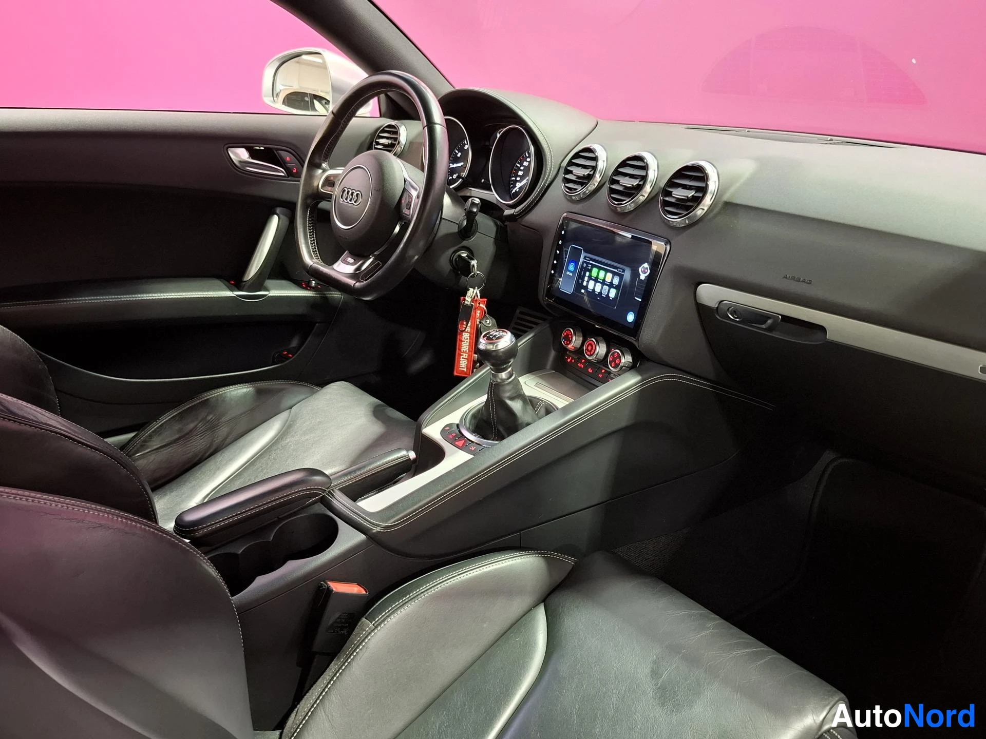 White Audi TTS 2011, cockpit, photo 10