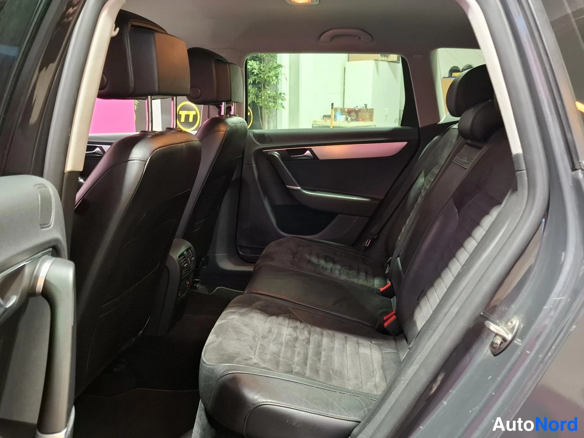 Grey Volkswagen Passat Variant 2012, rear seats, photo 12