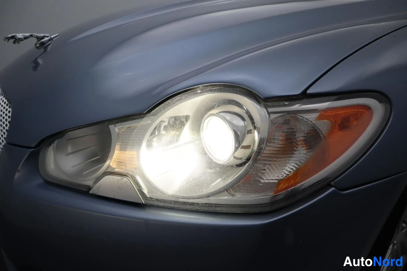 Sininen Jaguar XF 2008, yksityiskohta, kuva 31