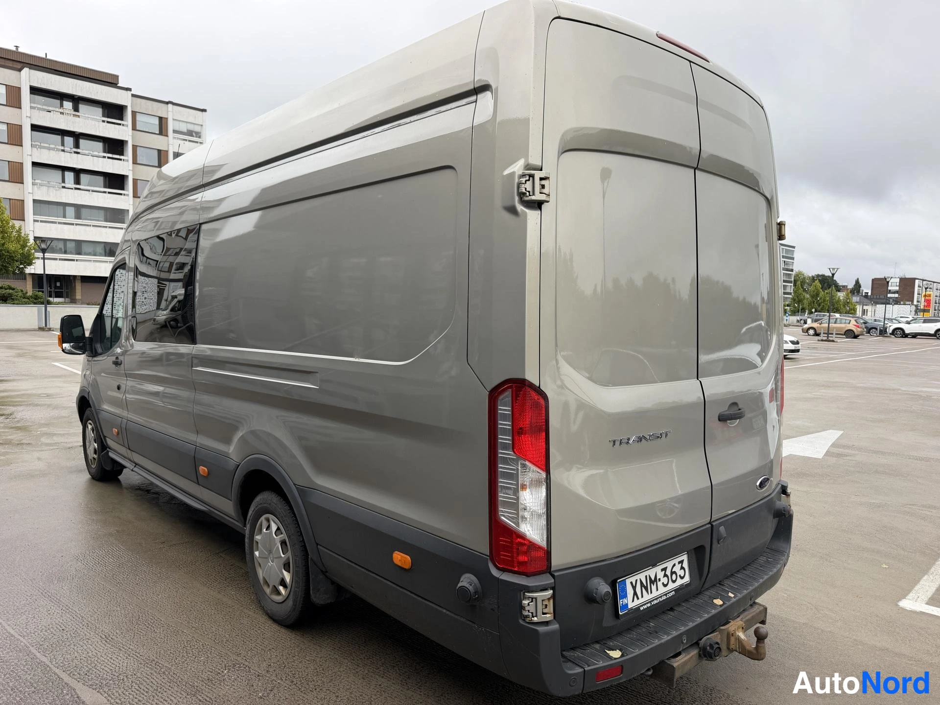 Harmaa Ford Transit 2016, takaviisto, kuva 5