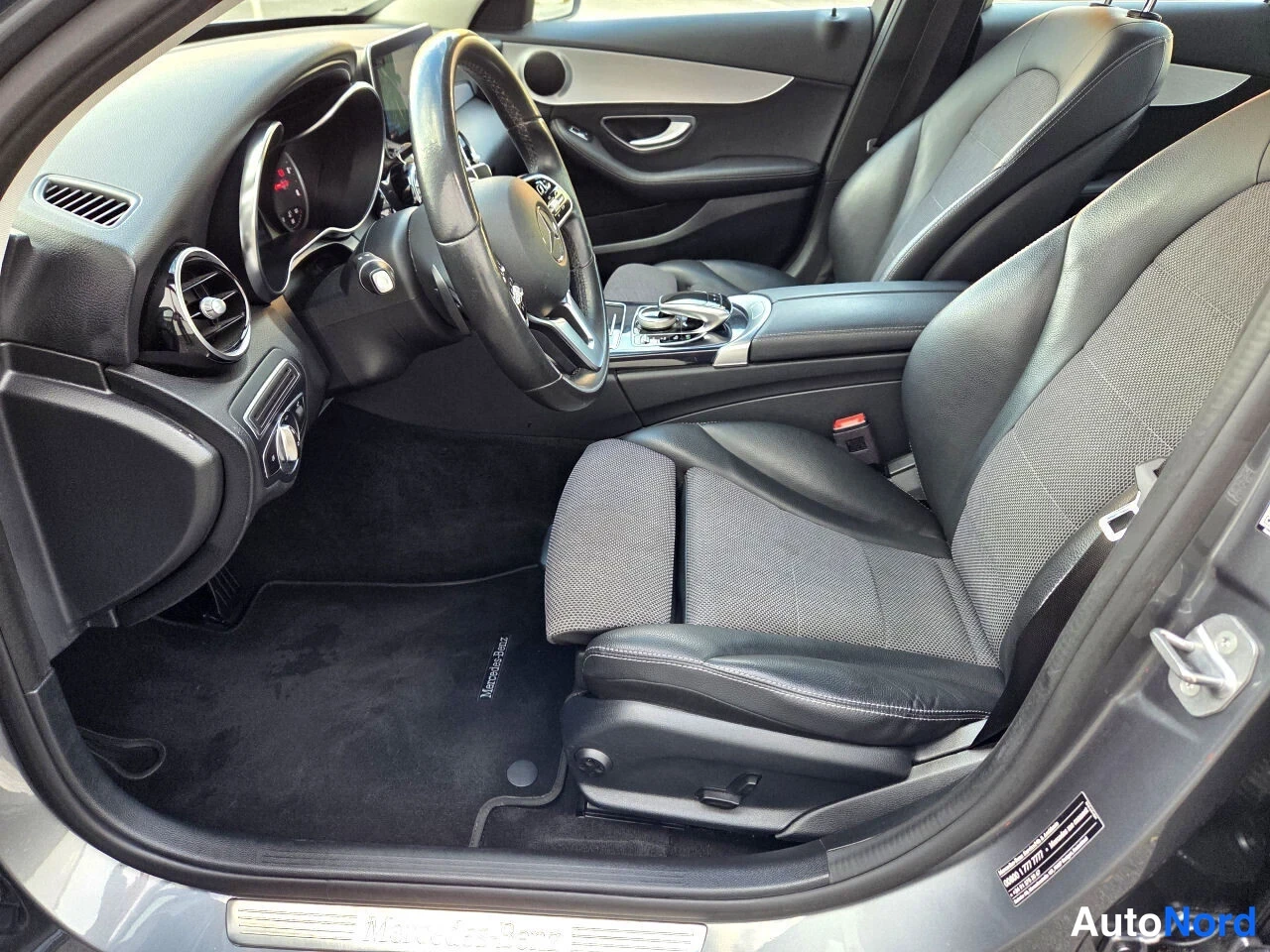 Harmaa Mercedes-Benz C 220 d 2019, etuistuimet, kuva 9