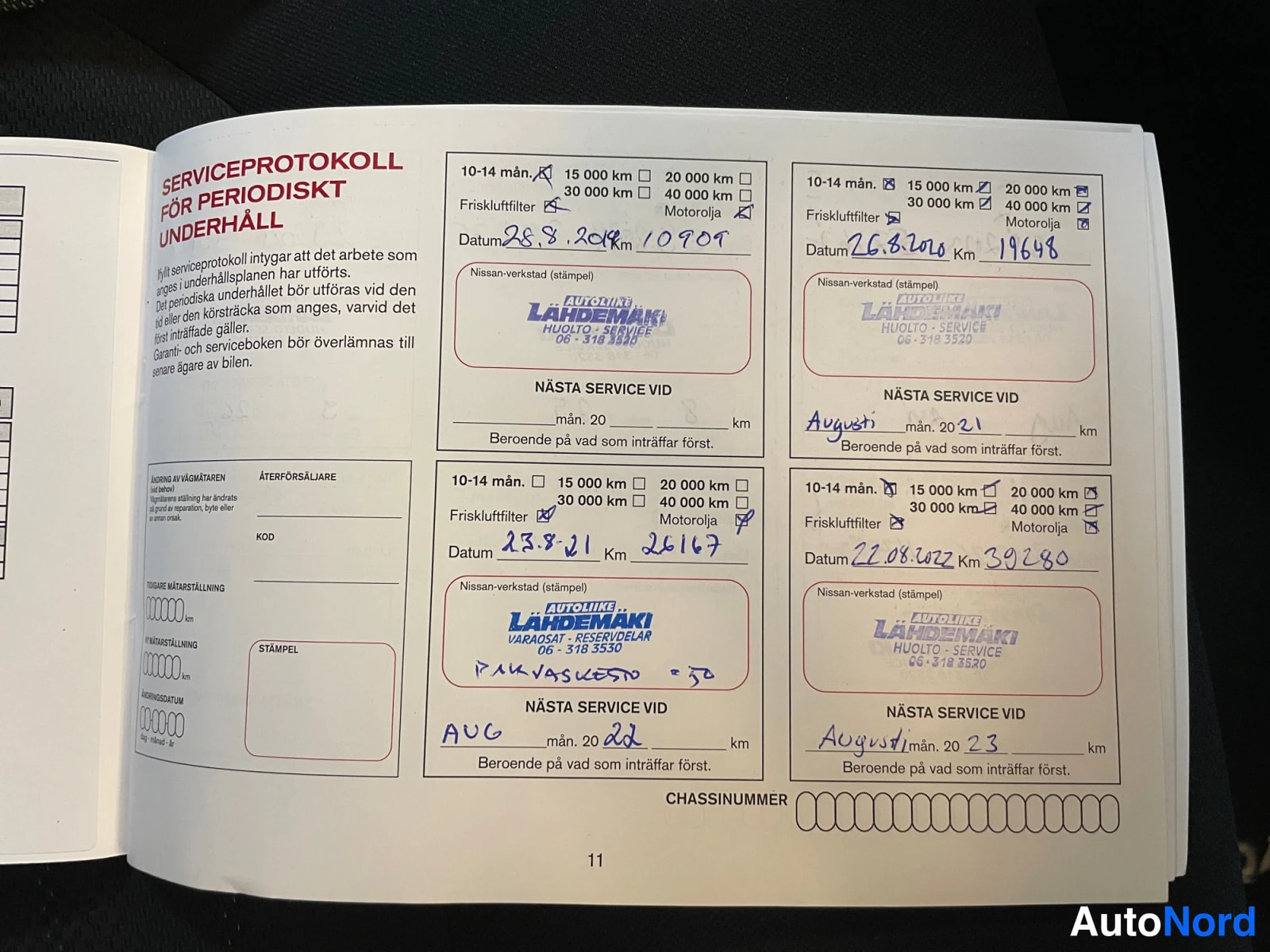 Sininen Nissan Qashqai 2018, asiakirja, kuva 26