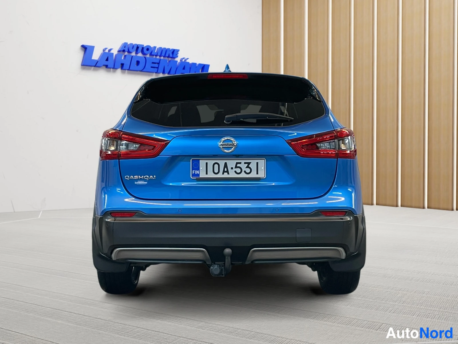 Sininen Nissan Qashqai 2018, takaa, kuva 8