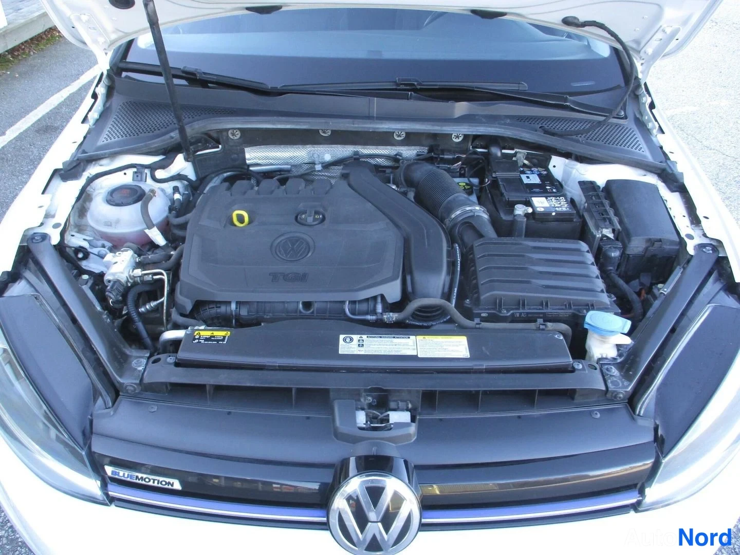 Valkoinen Volkswagen Golf Variant 2019, moottoritila, kuva 17