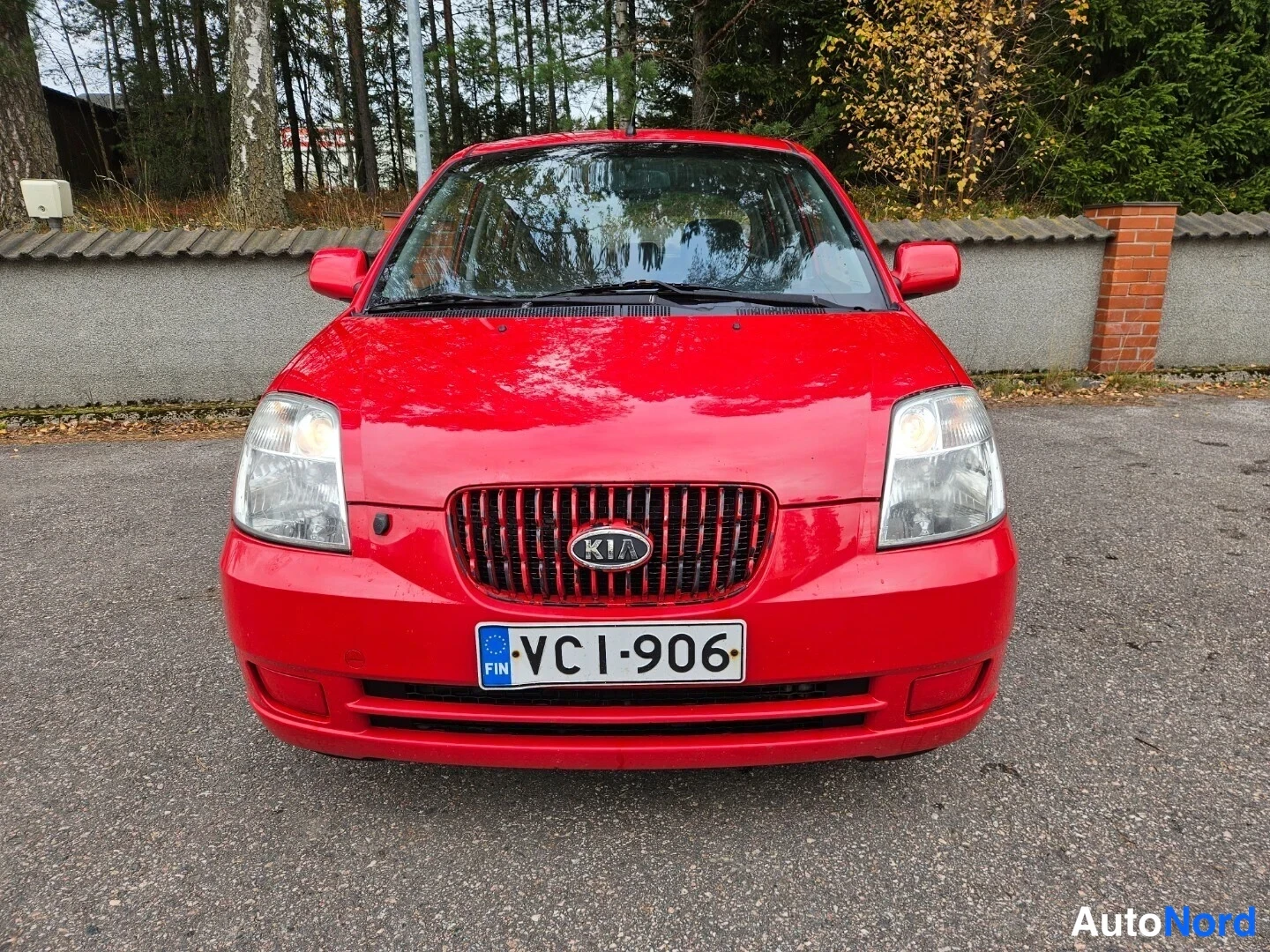 Röd Kia Picanto 2005, framifrån, bild 5