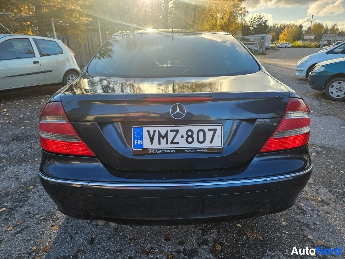 Sininen Mercedes-Benz CLK CDI 2005, takaa, kuva 8