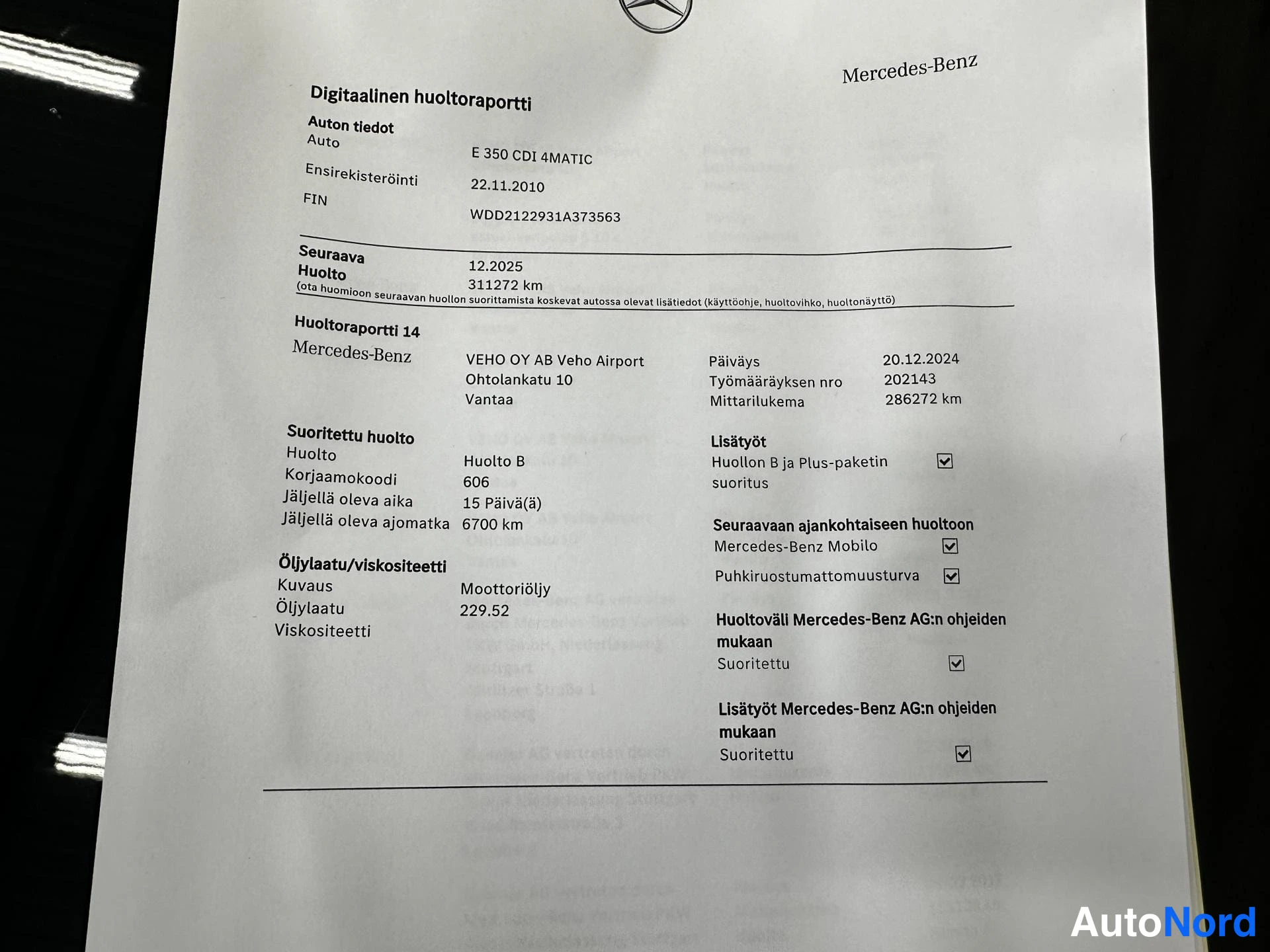 Musta Mercedes-Benz E 350 CDI 4MATIC 2010, kuva 26