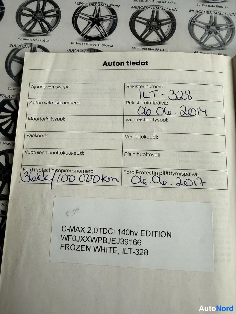 Vit Ford C-Max 2014, bild 22