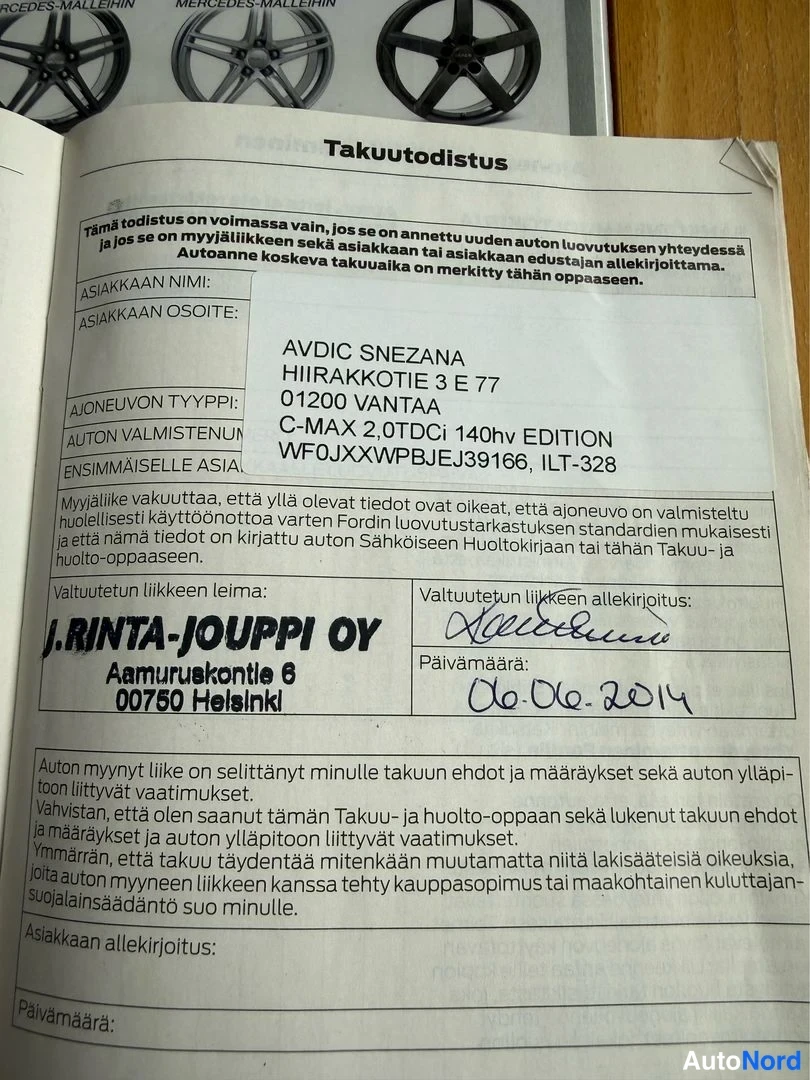 Vit Ford C-Max 2014, bild 23