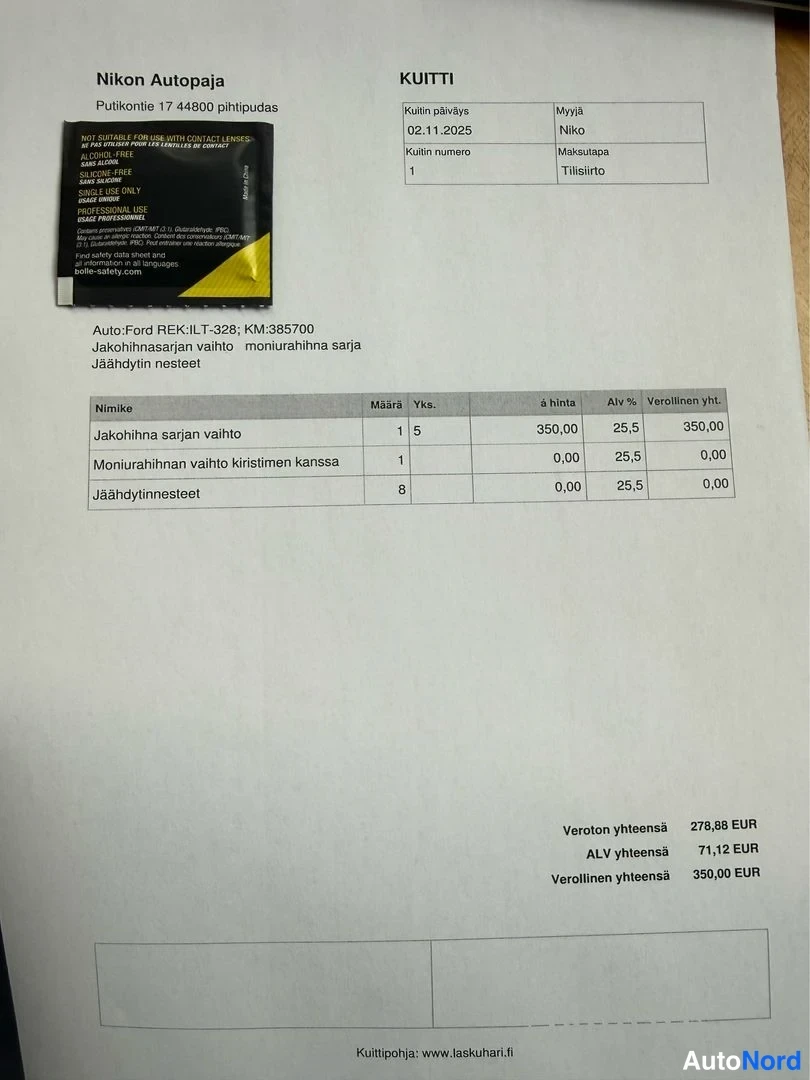 Vit Ford C-Max 2014, dokument, bild 21