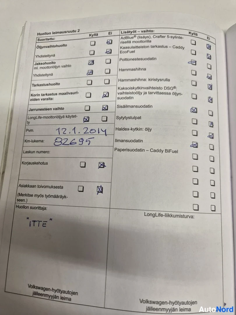 Punainen Volkswagen Transporter 2012, asiakirja, kuva 13