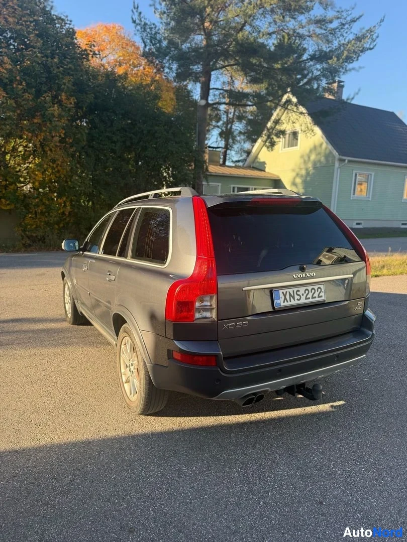 Harmaa Volvo XC90 2008, takaviisto, kuva 4