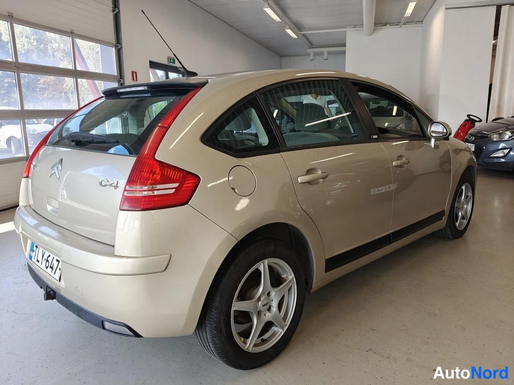Beige Citroen C4 2007, takaviisto, kuva 4