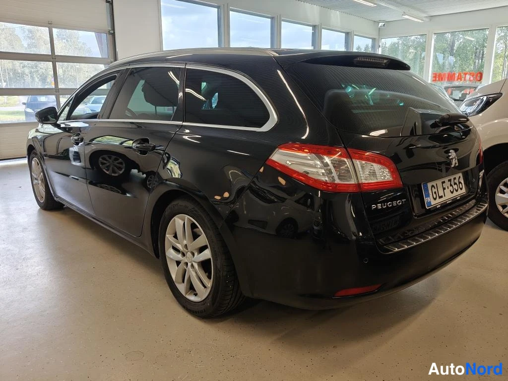 Musta Peugeot 508 2014, takaviisto, kuva 3