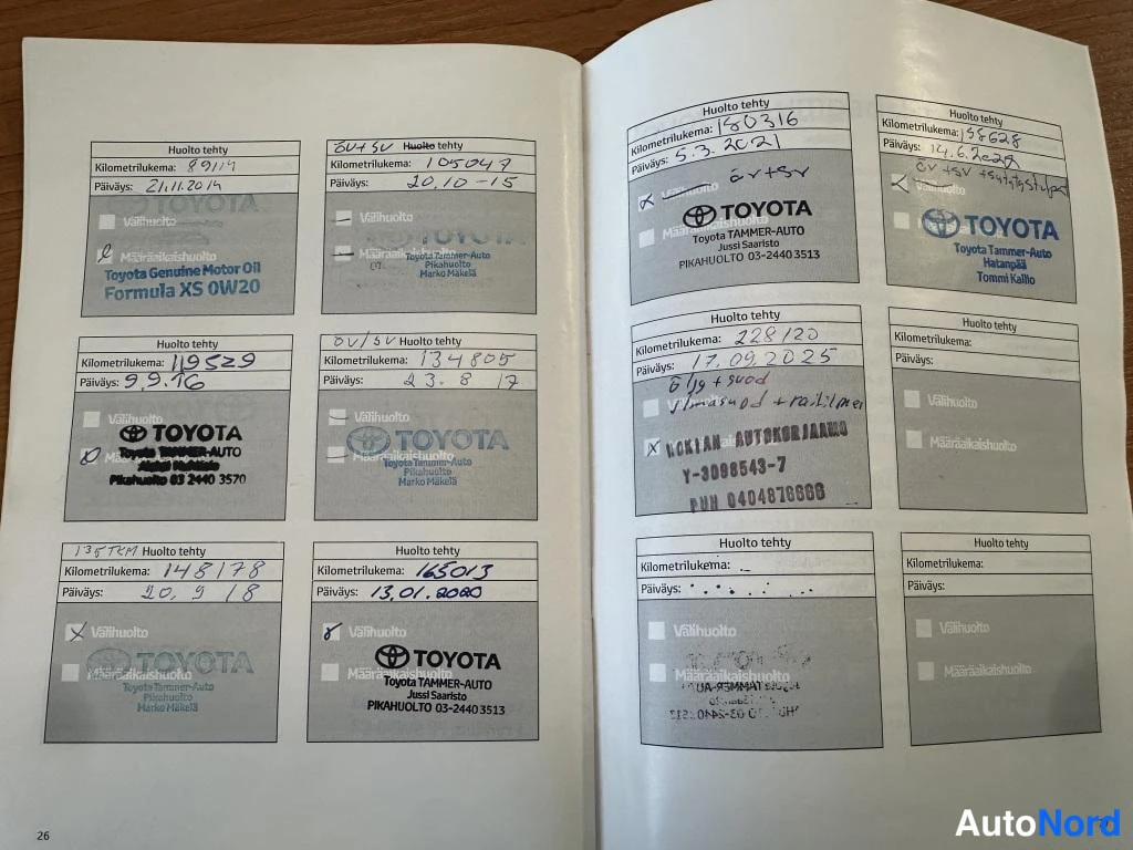 Harmaa Toyota Avensis 2010, asiakirja, kuva 10