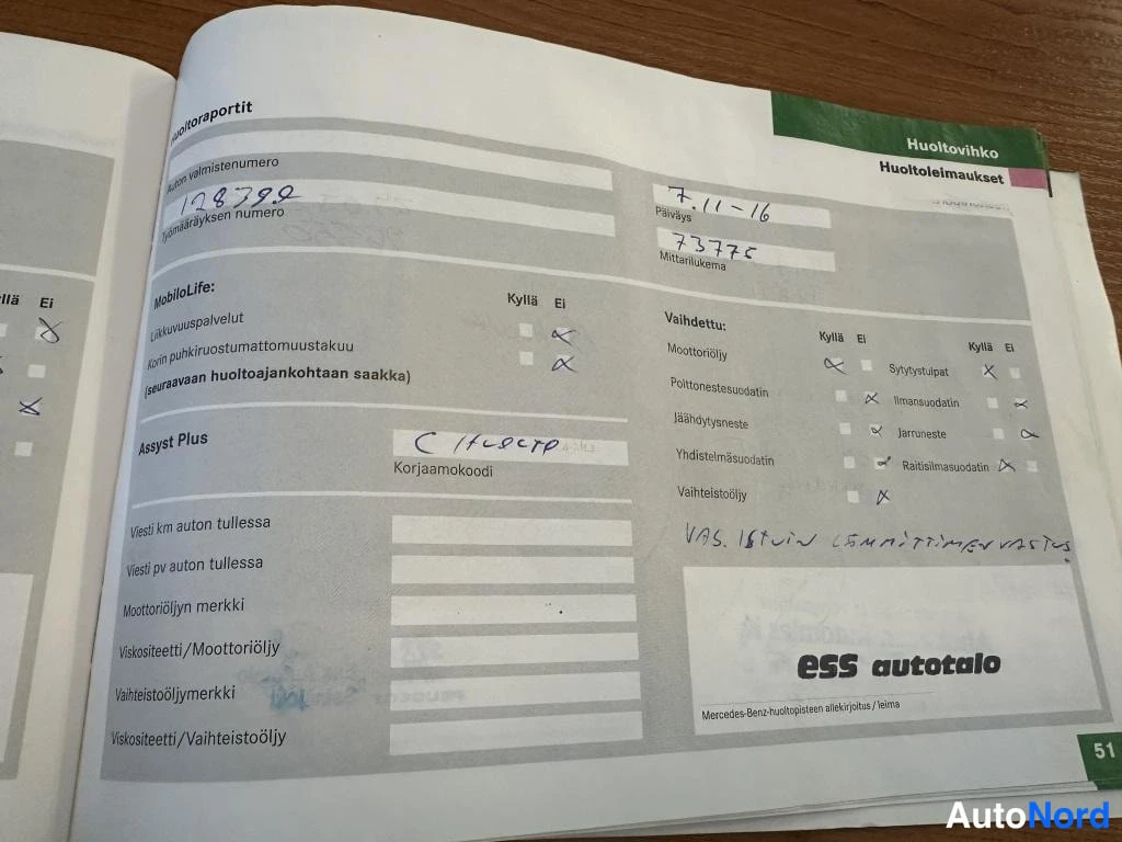 Musta Mercedes-Benz A 2005, asiakirja, kuva 12