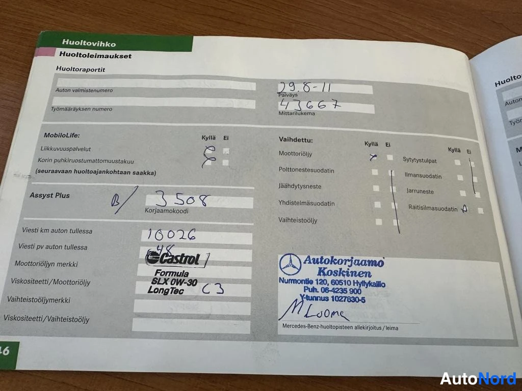Musta Mercedes-Benz A 2005, asiakirja, kuva 17