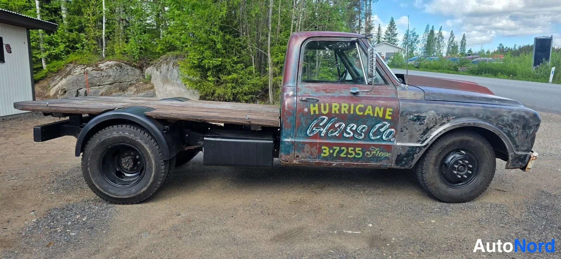 Ruskea Chevrolet C20 V8 1967, etuviisto, keula oikealle, kuva 6
