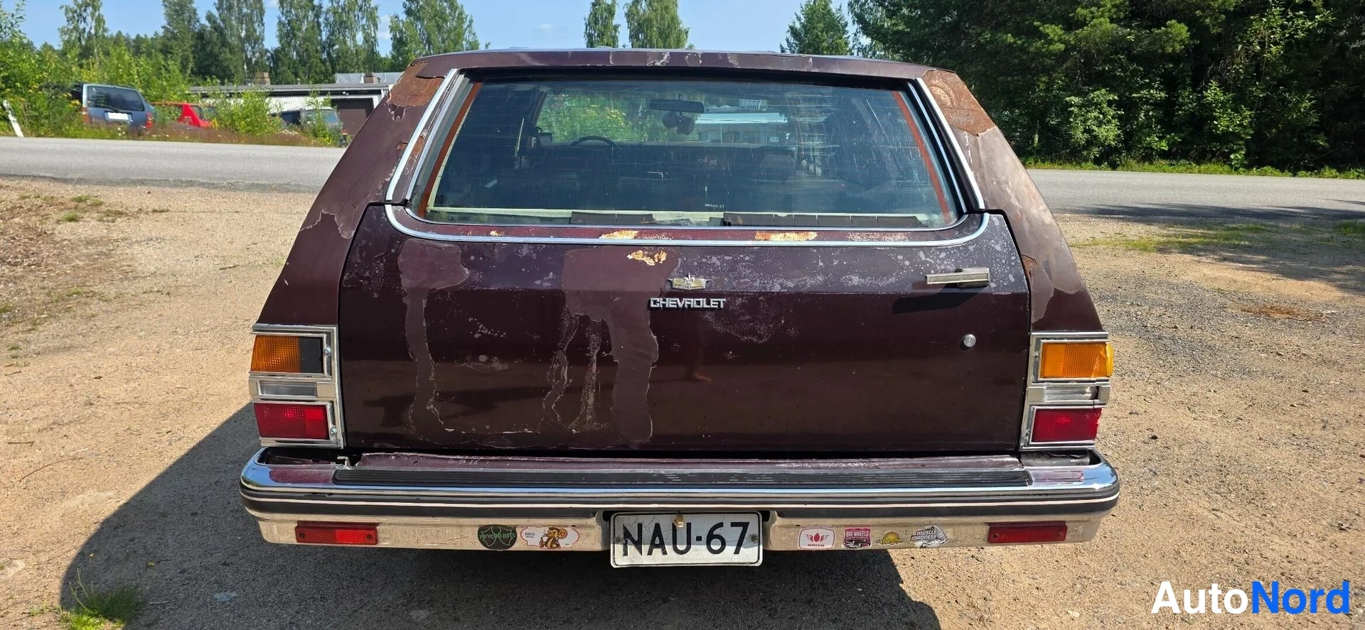 Ruskea Chevrolet Caprice 1981, takaa, kuva 14