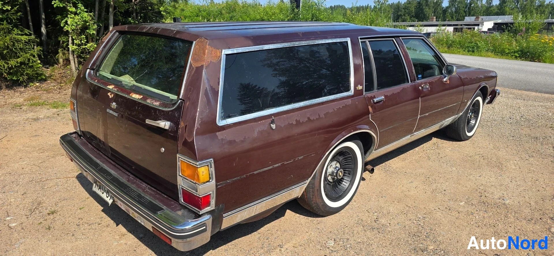 Ruskea Chevrolet Caprice 1981, takaviisto, kuva 10