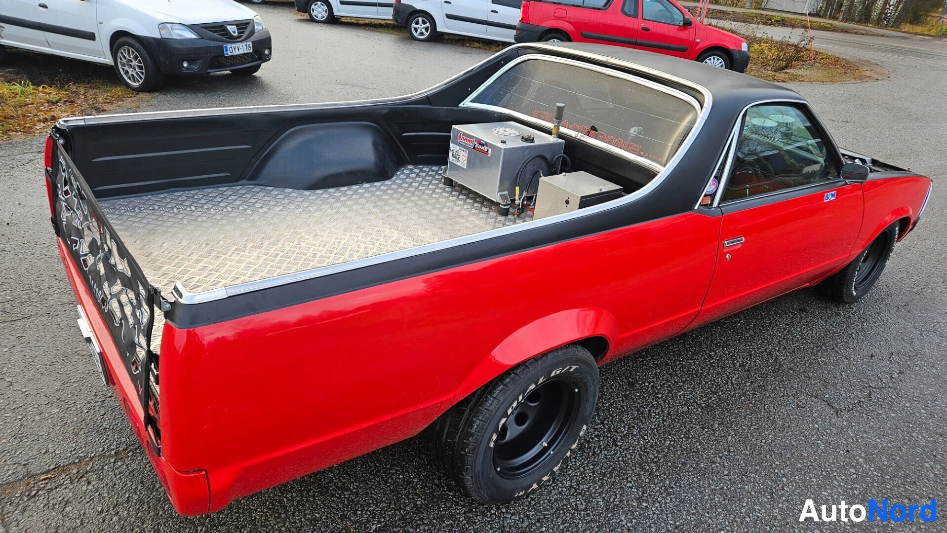 Punainen Chevrolet El Camino 1978, takaviisto, kuva 10