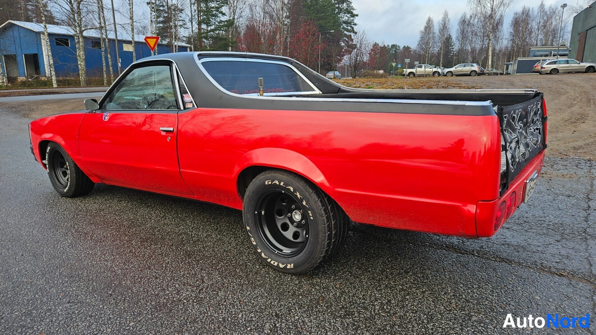 Punainen Chevrolet El Camino 1978, takaviisto, kuva 12