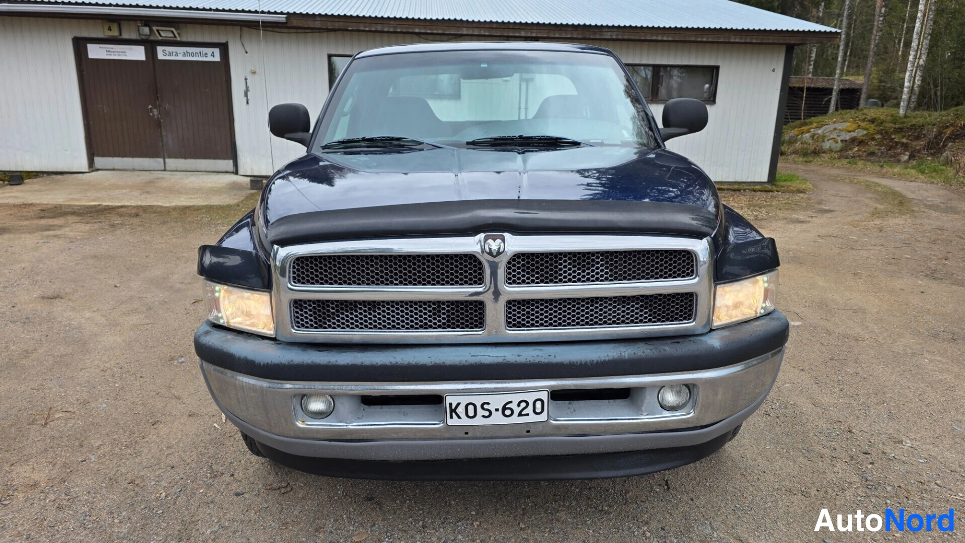 Sininen Dodge Ram 1500 2001, edestä, kuva 4