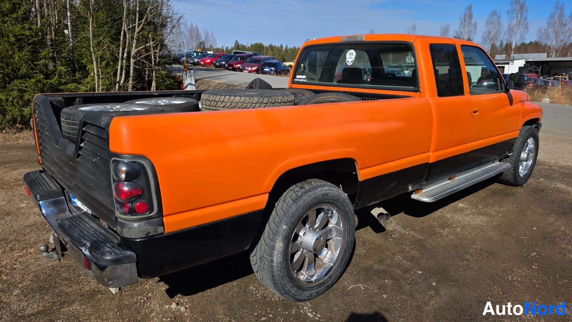Oranssi Dodge Ram 2500 1996, takaviisto, kuva 8