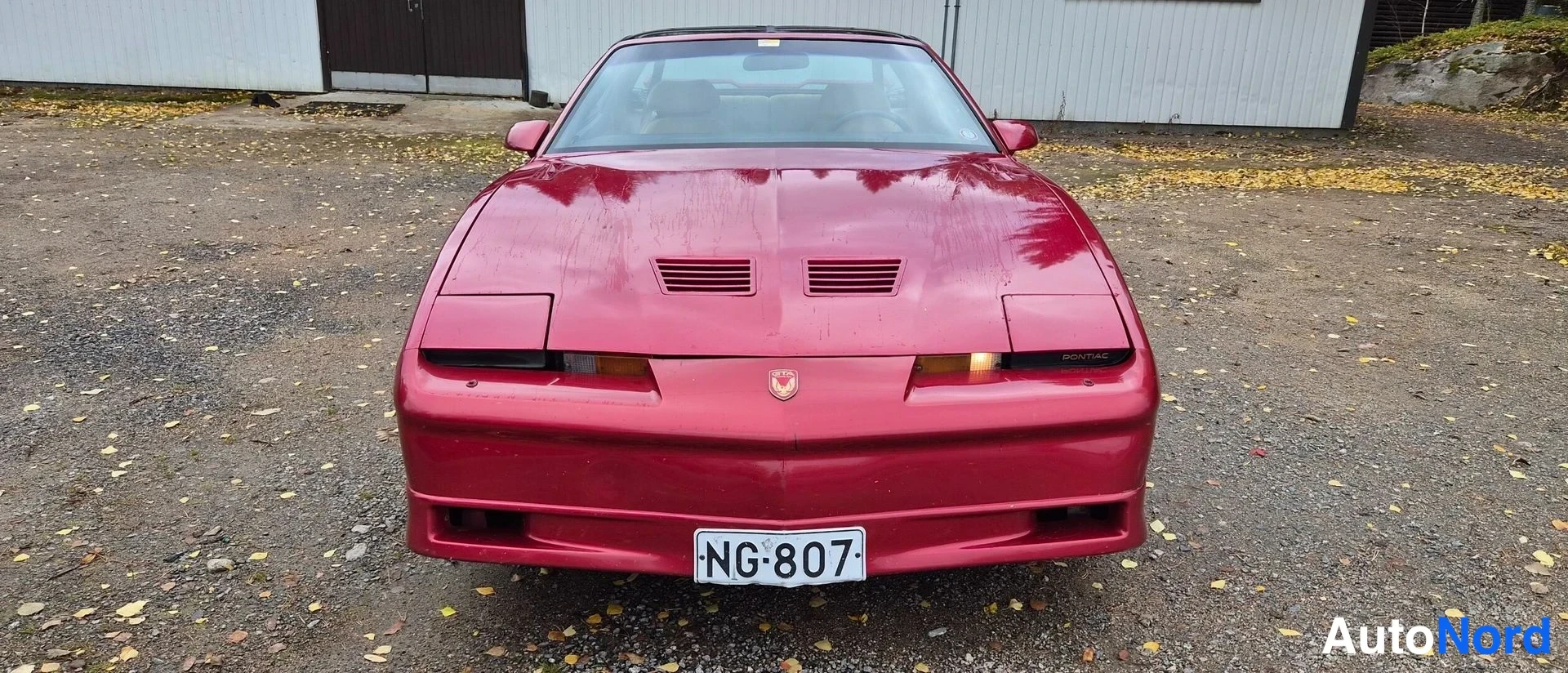 Punainen Pontiac Trans Sport 1988, edestä, kuva 6