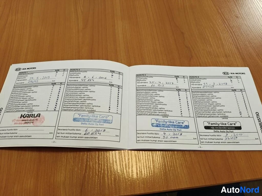 Sininen Kia Ceed 2013, asiakirja, kuva 10