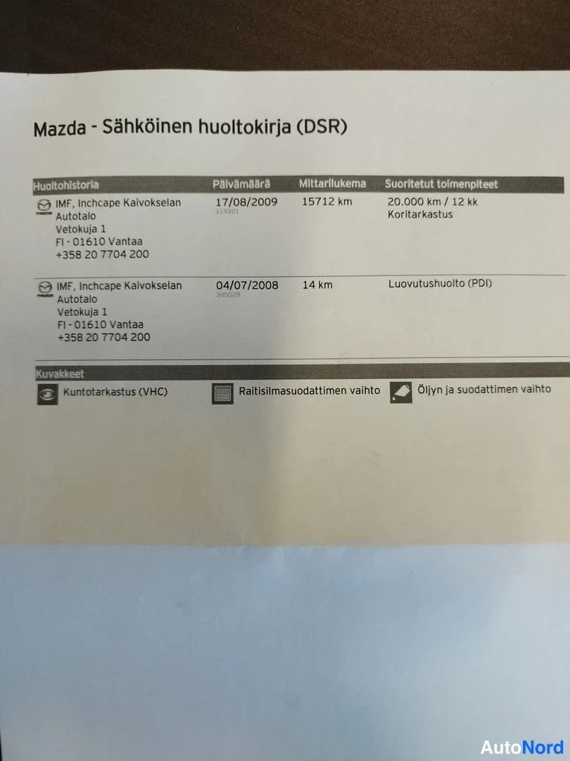 Harmaa Mazda 2 2008, asiakirja, kuva 21