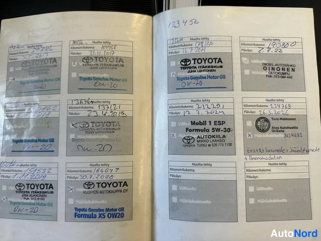 Musta Toyota Corolla 2013, asiakirja, kuva 8