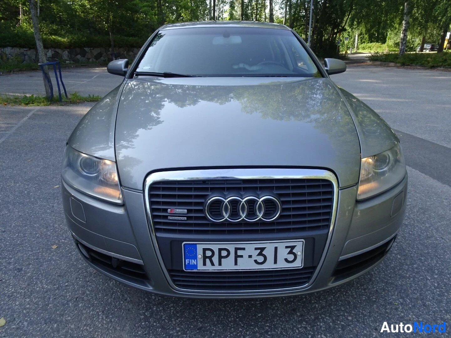 Harmaa Audi A6 2006, edestä, kuva 8