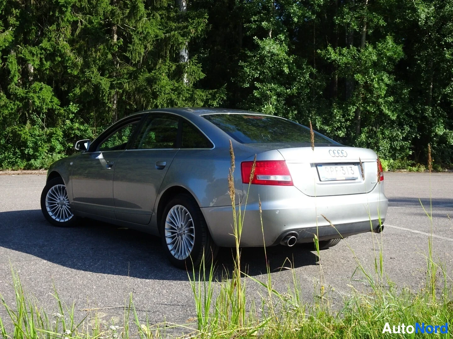Harmaa Audi A6 2006, takaviisto, kuva 12