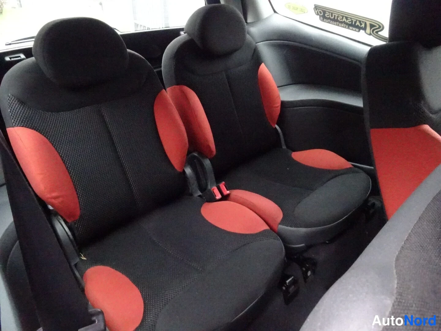 Blue Citroen C2 2004, rear seats, photo 26